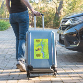 Sticker Affiche de carte des réservoirs de Dergone & Howde (Valise Insitu)