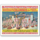 Sticker Affiche De Cirque Des Danseurs Avant Le Roi Maure (Devant)