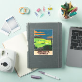 Sticker Affiche de golf d'Augusta Géorgie (Couverture iPad)
