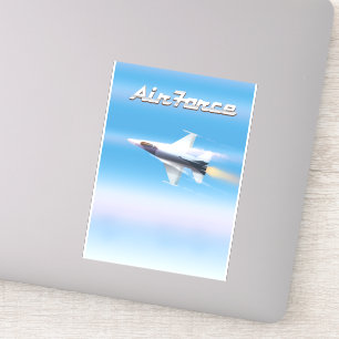 Sticker Affiche de jet de l'armée de l'air