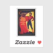 Sticker Affiche de l'opéra Carmen (Feuille)