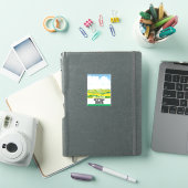 Sticker Affiche de voyage de la banque Sutton Yorkshire (Couverture iPad)