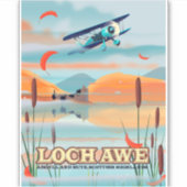 Sticker Affiche de voyage Loch Awe Écosse (Devant)