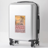 Sticker Affiche de Zdenka Cerny par Alphonse Mucha (Sur valise)