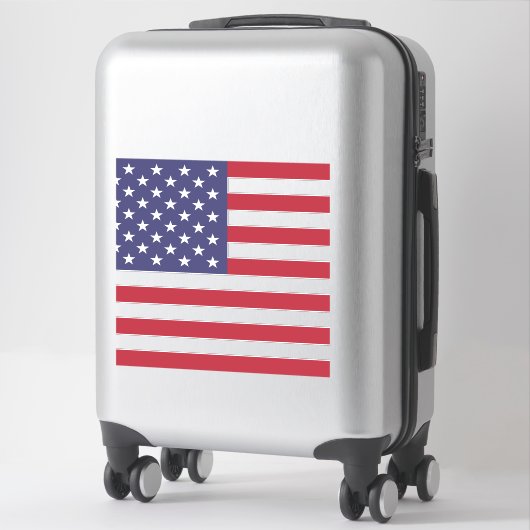 Sticker Afficher vos couleurs - États-Unis (Sur valise)
