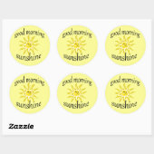 Sticker Affirmatif Good Morning Sunshine (Feuille)