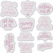 Sticker affirmation Citation motivationnelle (Devant)