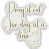 Sticker Affirmation de prière (Devant)