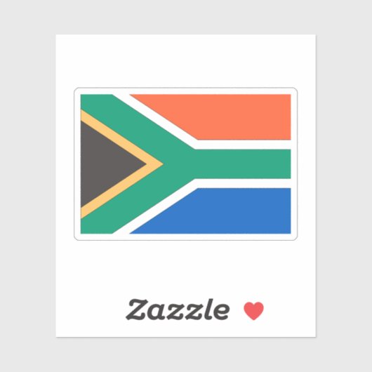 Sticker Afrique du Sud (Feuille)