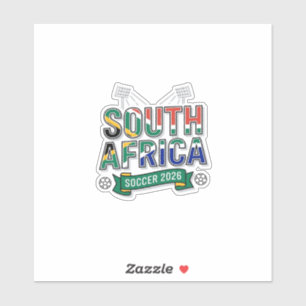 Sticker Afrique du Sud Football 2026 Football Gras Pays Ty