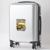 Sticker Afrique du Sud Match Day Skeleton Striker Nations  (Sur valise)