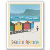 Sticker Afrique du Sud | Plage de Muizenberg (Devant)