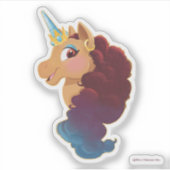Sticker Afro Unicorn | Divine la licorne (Devant)