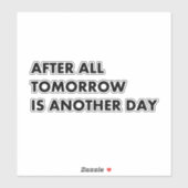 Sticker After tout tomorrow (Feuille)
