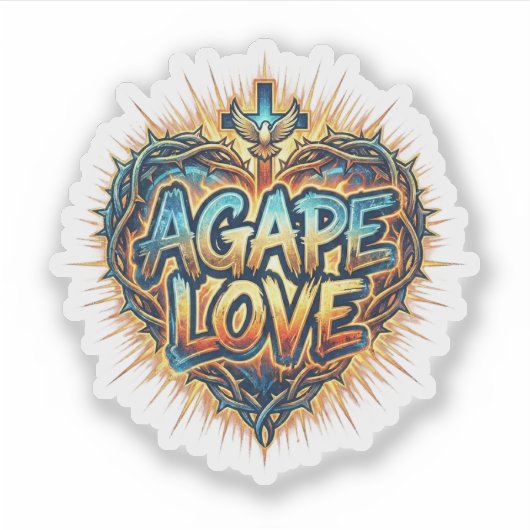 Sticker Agape Love (Devant)