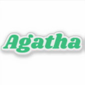 Sticker Agatha (Devant)