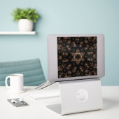 Sticker Âge de bronze Mandala (Ordinateur portable sur le bureau)