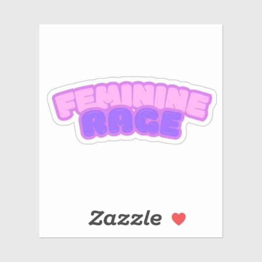 Sticker Âge féminin (Feuille)