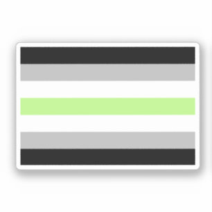 Sticker Agender Pride