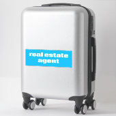 Sticker Agent immobilier (Sur valise)