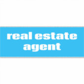 Sticker Agent immobilier (Devant)