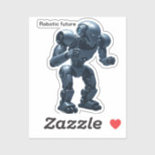 Sticker Agentic AI (robots that act independently) (Feuille)