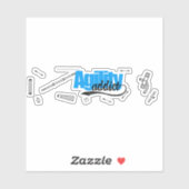Sticker Agility Addict Course (Feuille)