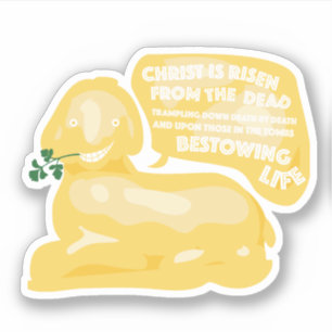 Sticker Agneau à beurre de Pâques !