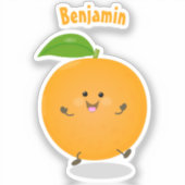 Sticker Agréable agrumes d'orange (Recto)