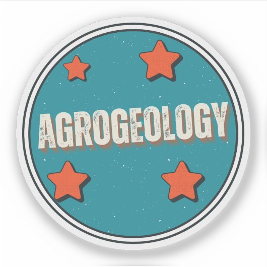 Sticker Agrogéologie (Devant)