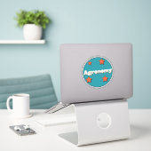 Sticker Agronomie (Ordinateur portable sur le bureau)
