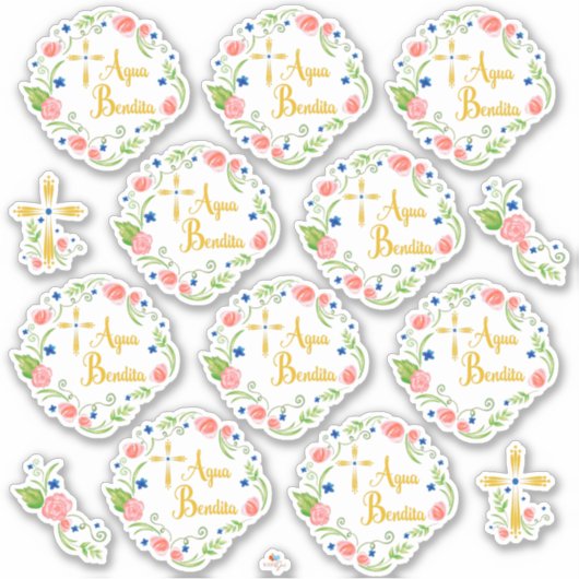 Sticker Agua Bendita (Devant)