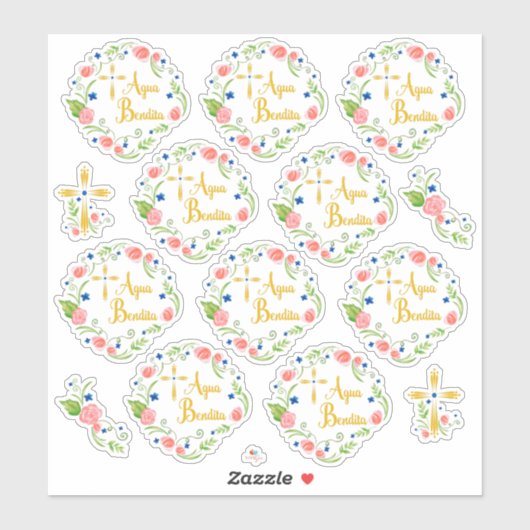Sticker Agua Bendita (Feuille)