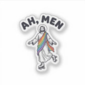 Sticker Ah Men Roller Skating Foi Vector Design_1 (Devant)