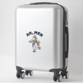 Sticker Ah Men Roller Skating Foi Vector Design_1 (Sur valise)