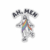 Sticker Ah Men Roller Skating Foi Vector Design_1 (Devant)