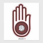 Sticker Ahimsa (Feuille)