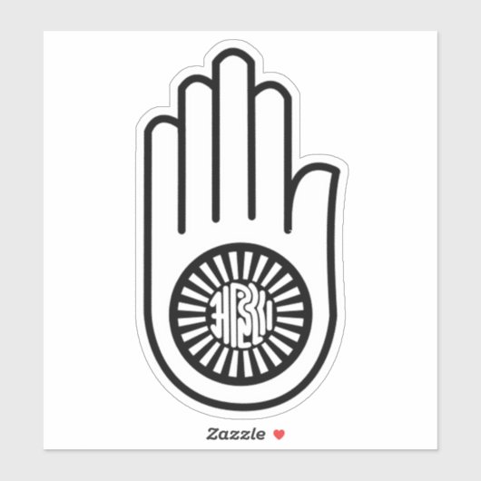 Sticker Ahimsa (Feuille)