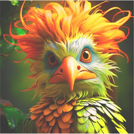 Sticker Ai Artsy Bird (Devant)