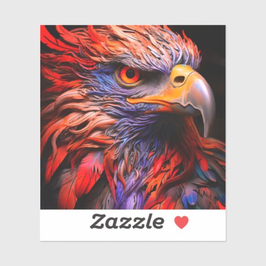 Sticker Ai Artsy Bird (Feuille)