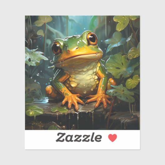 Sticker Ai Frog (Feuille)