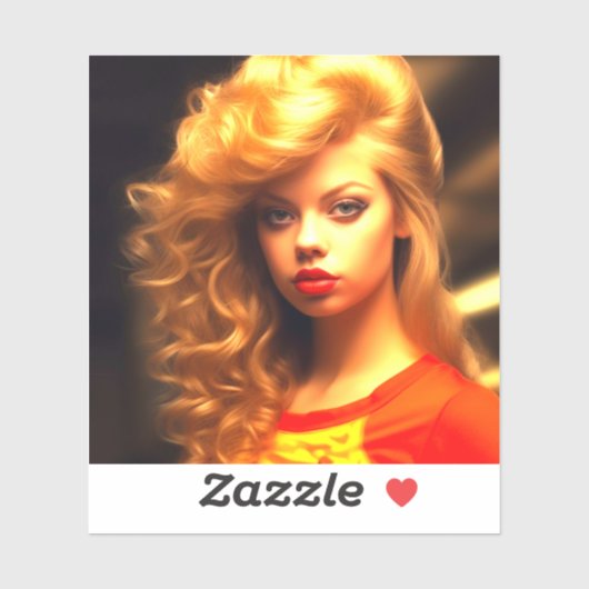 Sticker Ai Girl (Feuille)