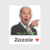 Sticker Ai-je fait ça ? (Feuille)