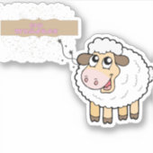 Sticker Aïd Moubarak Calligraphie arabe islamique-Aïd al-A (Devant)