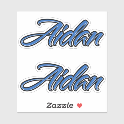 Sticker Aidan Blue (Feuille)
