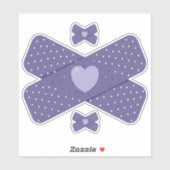 Sticker Aide à bande violette (Feuille)