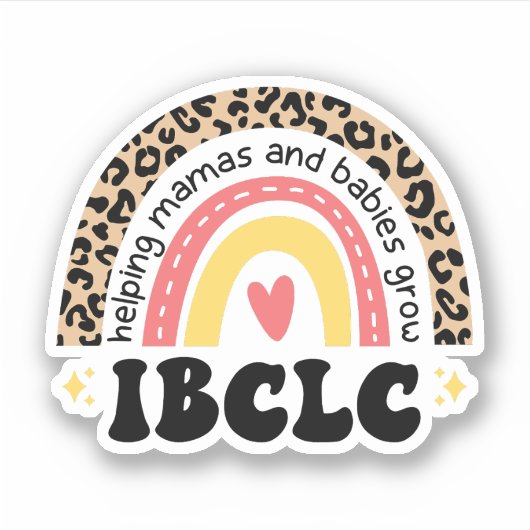 Sticker Aider les mamans et les bébés à grandir Douce lact (Devant)