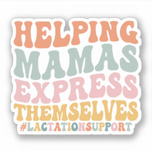Sticker Aider Mama Express eux-mêmes Lactation Consulta
