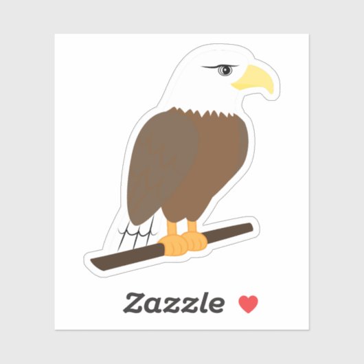 Sticker Aigle (Feuille)
