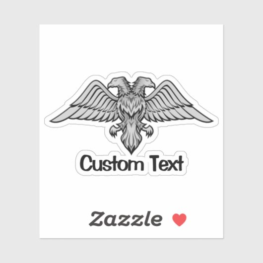 Sticker Aigle à deux têtes (Feuille)